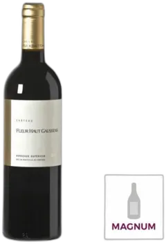 vue du vin Château Fleur Haut Gaussens Bordeaux Supérieur Vin de Bordeaux