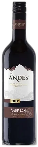 photo du vin Andes Valle Central Merlot Vin d’Italie