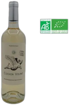 illustration du vin Château des Caraguilhes Cuvée le Cochon Volant Pays d’oc Vin de Languedoc-Roussillon Bio