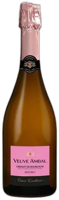 aperçu du vin Veuve Ambal Cuvée Excellence de Bourgogne Rosé Brut