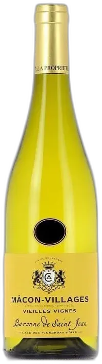 image du vin Baronne de Saint-Jean Mâcon-Villages Vieilles Vignes Vin de Bourgogne