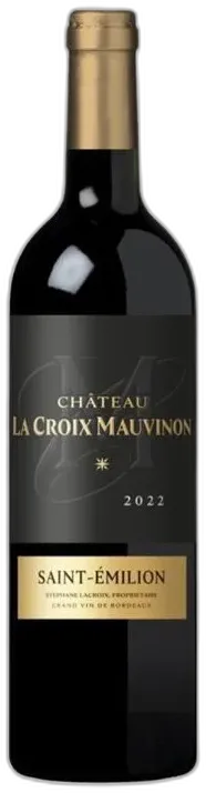aperçu du vin Château la Croix Mauvinon Saint-Emilion Vin Rouge de Bordeaux