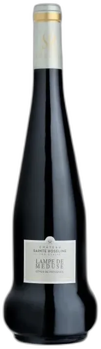 vue du vin Château Sainte Roseline Lampe de Méduse Rouge