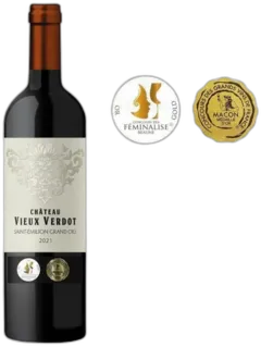 photo du vin Château Vieux Verdot Saint-Emilion Grand Cru Vin de Bordeaux