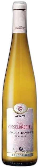aperçu du vin Gisselbrecht Cuvée Guillaume Gewürztraminer Vin d’Alsace