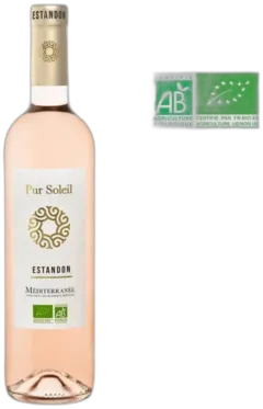 photo du vin Estandon Pur Soleil Méditerrannée Vin de Provence Bio