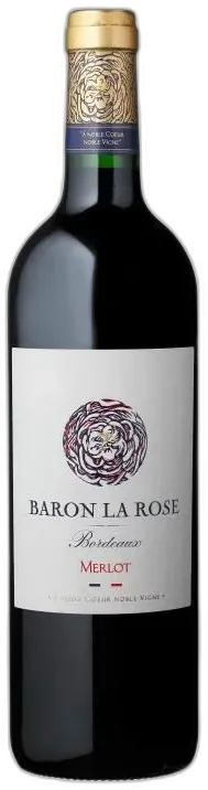 image du vin Baron la Rosé Merlot Bordeaux Vin de Bordeaux