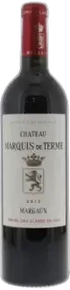 vue du vin Marquis de Terme