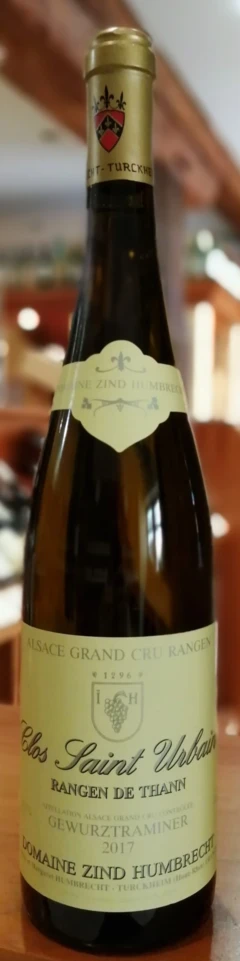 photo Zind Humbrecht Gewurztraminer gc Rangen de Thann 2017