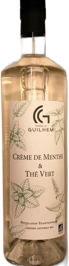 photo du vin Crème de Menthe et Thé Vert Château Guilhem