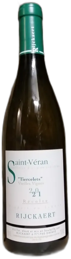 photo du vin Rijckaert Saint-Véran Tiercelets 2021