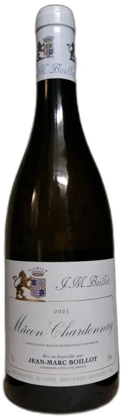 image du vin Boillot Jean-Marc Mâcon Chardonnay 2021