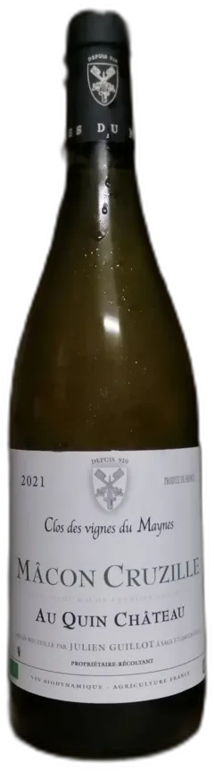 illustration du vin Vignes du Maynes Mâcon Cruzille au Quin Château 2021