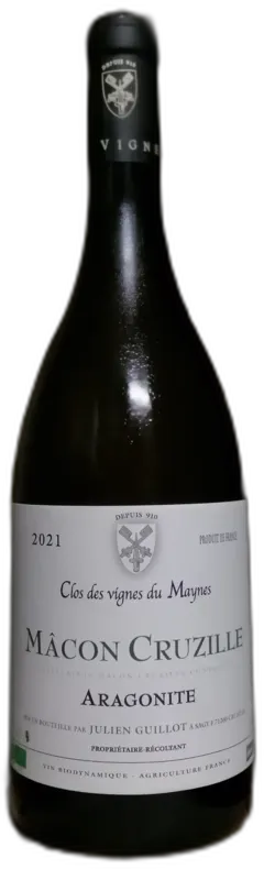 capture du vin Vignes du Maynes Mâcon Cruzille Aragonite 2021