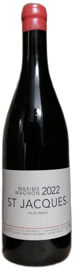 photo du vin Magnon Vin de France Rouge Saint Jacques 2022