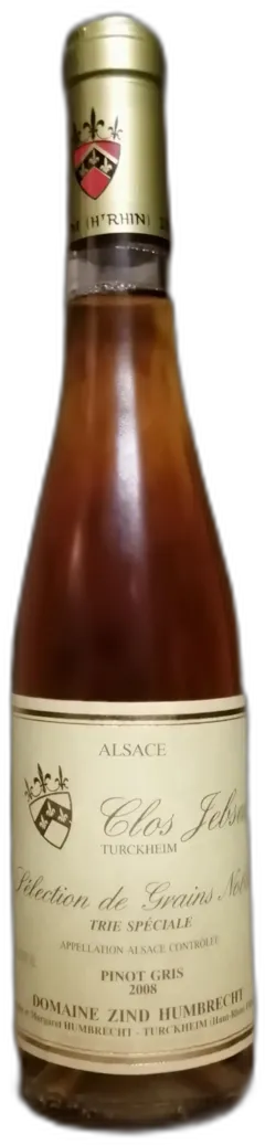 photo du vin Zind Humbrecht Pinot Gris Clos Jebsal Sélection de Grains Nobles Trie Spéciale 2008