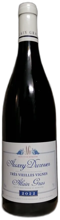 vue du vin Gras Alain Auxey Duresses Très vv Rouge 2022
