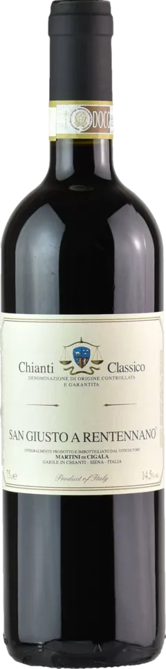photo du vin Chianti Classico Docg San Giusto a Rentennano Famille Martini di Cigala