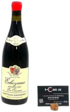 photo Echezeaux 2019 Grand Cru en Orveaux Domaine Capitain Gagnerot