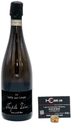 aperçu du vin Montlouis Sur Loire Triple Zero Domaine de la Taille Aux Loups