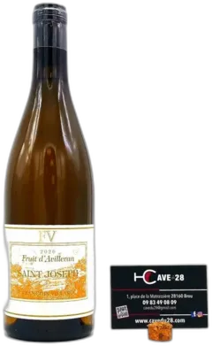 photo du vin Saint Joseph 2020 Blanc Fruit d’Avilleran F. Villard