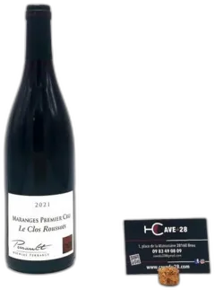 photo Maranges 1er Cru 2021 Clos Roussots Domaine Nicolas Perrault