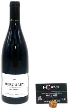 photos du vin Mercurey 2021 Rouge la Charmée Domaine Brintet