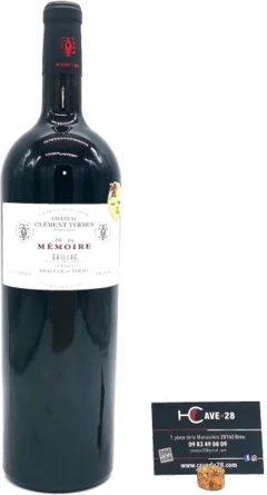 photo Gaillac 2019 Rouge Magnum Mémoire Château Clément Termes