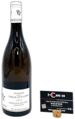image du vin Montlouis Sur Loire Clos Michet Domaine de la Taille Aux Loups
