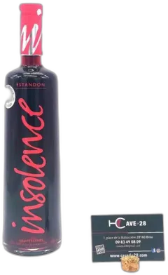 vue du vin Igp Méditérannée 2022 Insolence Rouge Estandon