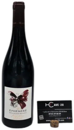 photo du vin Beaujolais Nouveau 2024 Ephemere Jean Marc Lafont