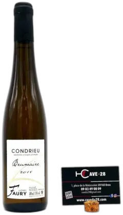 photo Condrieu 2018 Brumaire Domaine Faury