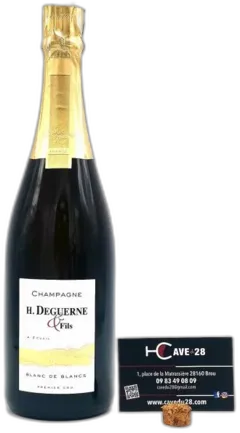 vue du vin H.Deguerne Brut Blanc de Blancs