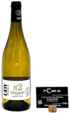 photo du vin Igp Côtes de Gascogne Uby n°2 Chardonnay Chenin