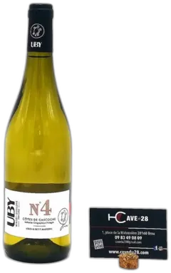 image du vin Igp Côtes de Gascogne Uby n°4 Gros et Petit Manseng