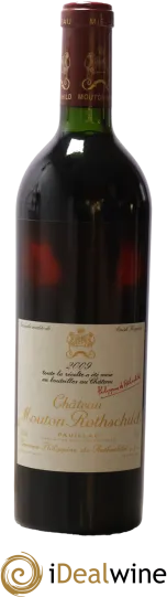 capture du vin Chateau Mouton Rothschild