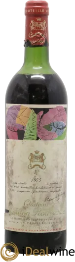 capture du vin Chateau Mouton Rothschild