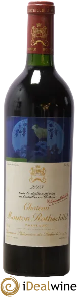 capture du vin Chateau Mouton Rothschild