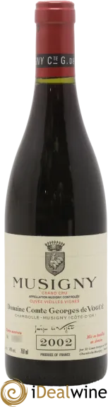 illustration du vin Musigny Grand Cru Vieilles Vignes