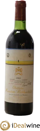 capture du vin Chateau Mouton Rothschild