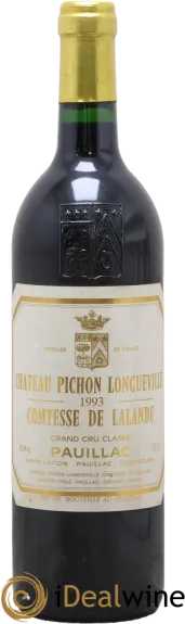 aperçu du vin Château Pichon Longueville Comtesse de Lalande