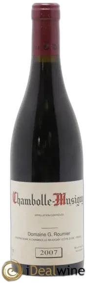 image du vin Chambolle-Musigny Georges Roumier