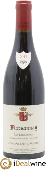 photo du vin Denis Mortet Marsannay les Longeroies