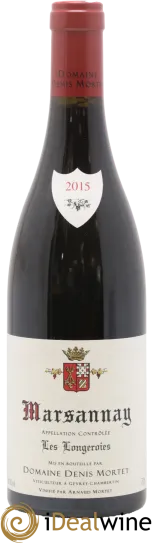 photo du vin Denis Mortet Marsannay les Longeroies