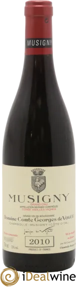 illustration du vin Musigny Grand Cru Vieilles Vignes