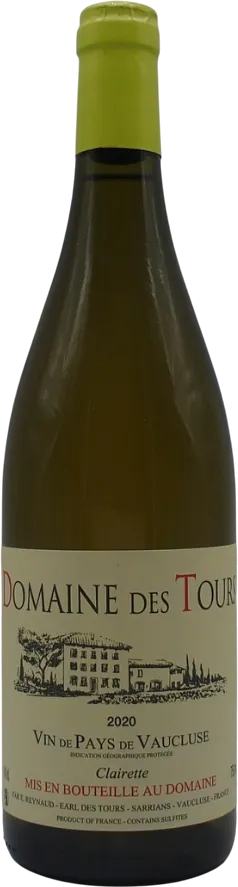 photo du vin Domaine des Tours Blanc