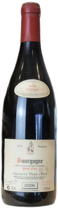 photo du vin Pinot Noir Grivelet