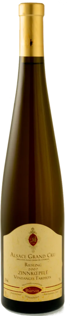 photo du vin Riesling Grand Cru Zinnkoepfle Vendanges Tardives