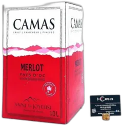 photo du vin Igp Pays d’oc Merlot Bib Camas
