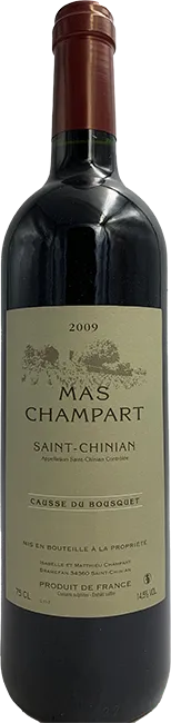 image du vin Mas Champart Causse du Bousquet